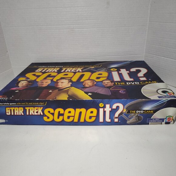 Star Trek Scene It The DVD Game Mattel Trivia Board Game 2008 All Series- Unused - Picture 2 of 8